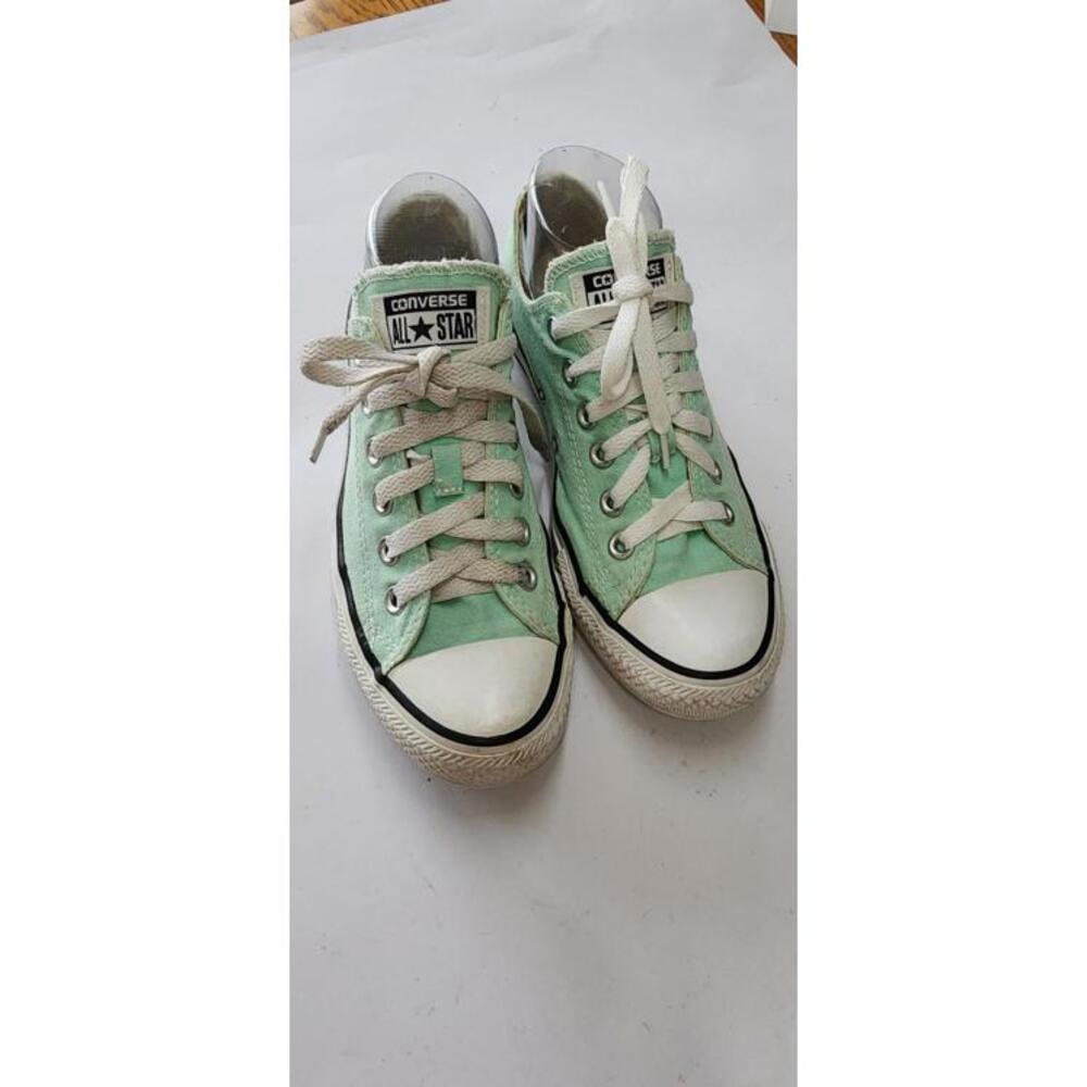 Converse All Star Mint Green Sneakers Mens Size 5, Womens Size 7 Rare Color - Picture 3 of 15